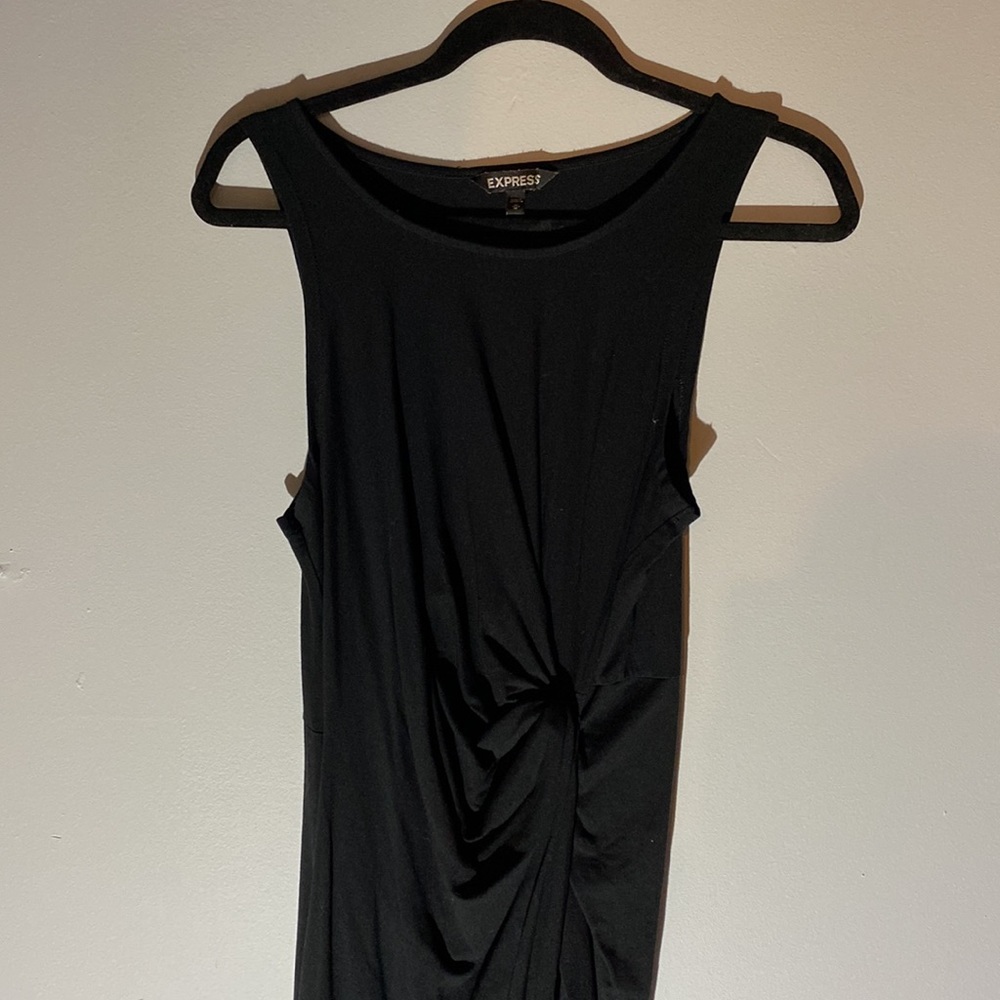 Express medium midi black dress